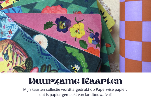 Duurzaam Kaarten Webshop; Kaartjes van Landbouwafval